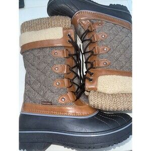 Fanture Women's Shoes Boots, Brown, Size 40 (9.0) C4